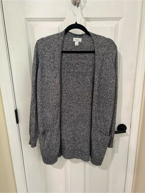 Old Navy Grey Open-Front Cardigan Sweater
